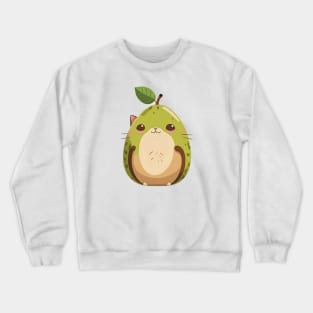 Avocato: A Purrfectly Delicious Design Crewneck Sweatshirt